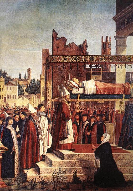 Martyrdom of the Pilgrims and the Funeral of St Ursula (detail), CARPACCIO, Vittore